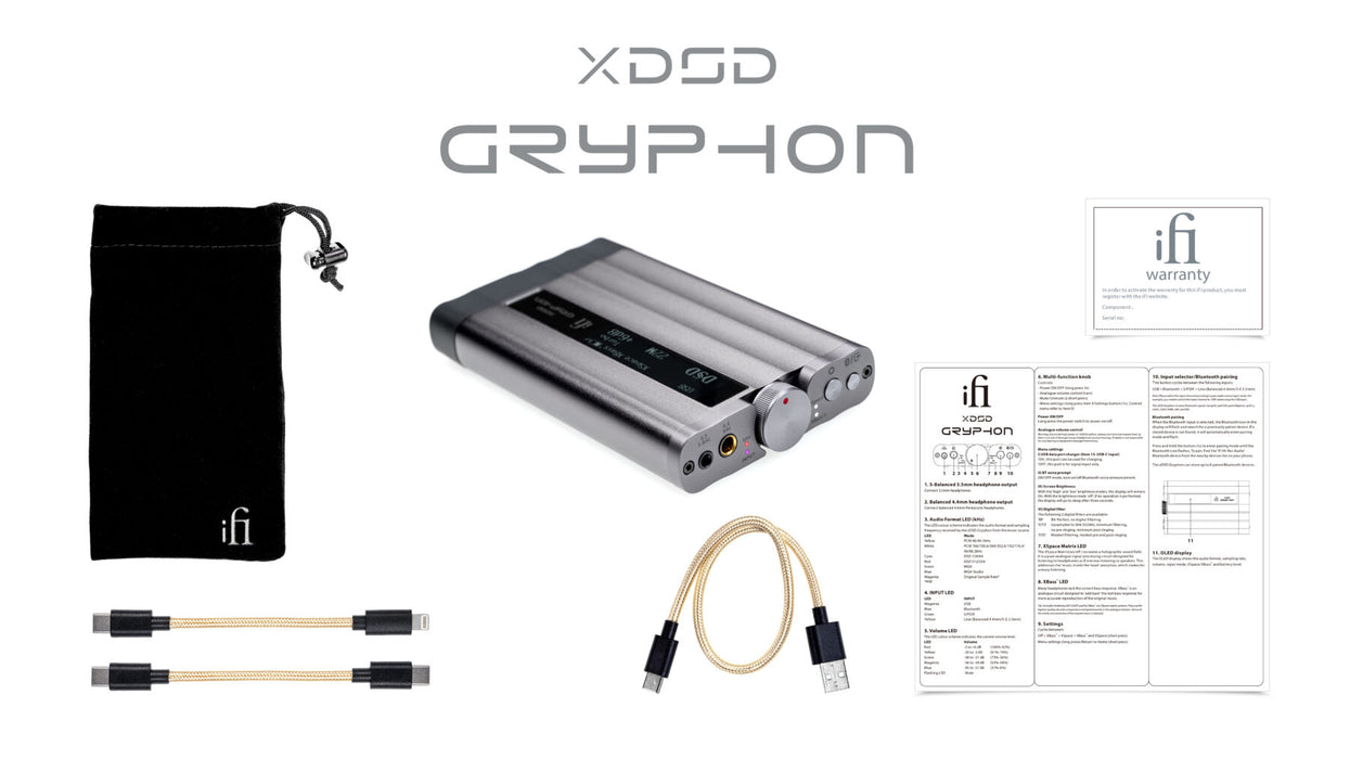 Ifi Audio xDSD Gryphon - Kuulokevahvistin/DAC