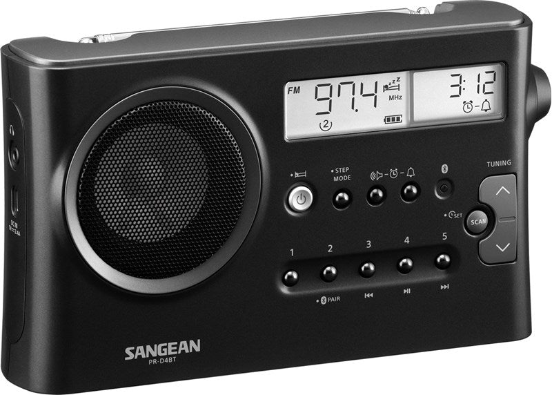 Sangean PR-D4 BT radio harmaa