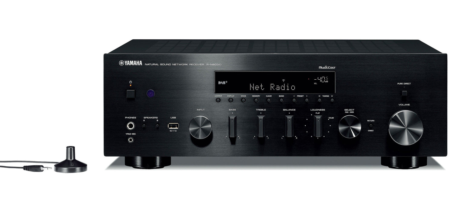 Yamaha - R-N803D Musiccast - 2-Kanavainen Viritinvahvistin, Musta - HifiStudio