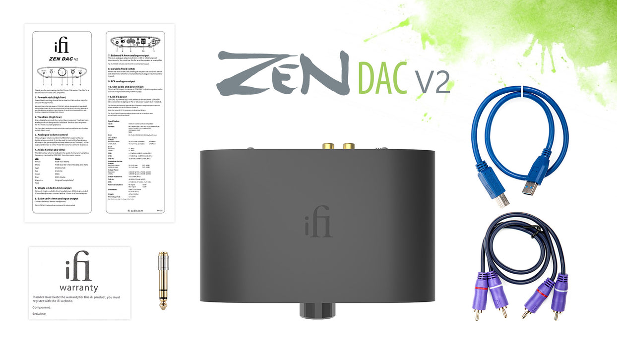 Ifi Audio ZEN DAC V2 - DAC/kuulokevahvistin