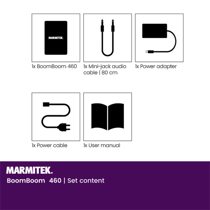 Marmitek BoomBoom 460E - Stereovahvistin